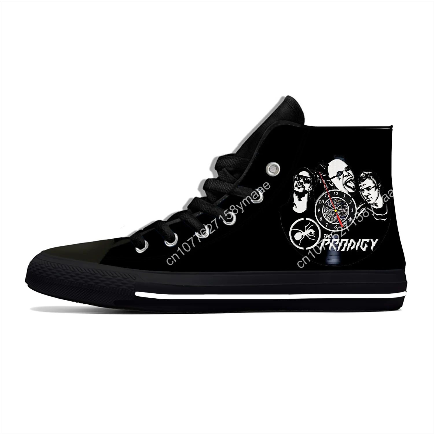 Hot Summer Electronic Music Rock Band Prodigy Fashion Lightweight High Top Canvas Shoes Men Women Casual Sneakers Board Shoes