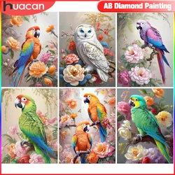 HUACAN Diamond Embroidery Animal Cross Stitch Painting Parrot New Arrival Diamond Mosaic Rhinestones Picture Handicraft