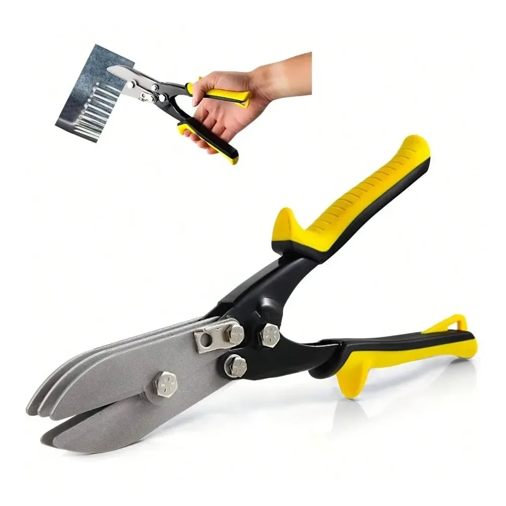 

Blade Hand Crimper Sheet Metal Tools, Hvac 24 28 Gauge Duct Work Downspout And Stove Pipe, 10 12 Sheet Metal Crimper Gutter End
