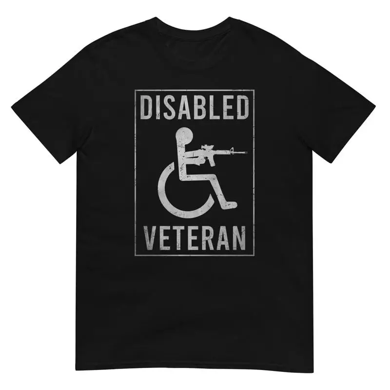 Disabled Veteran Dad Grandpa Disabled But Deadly T-Shirt
