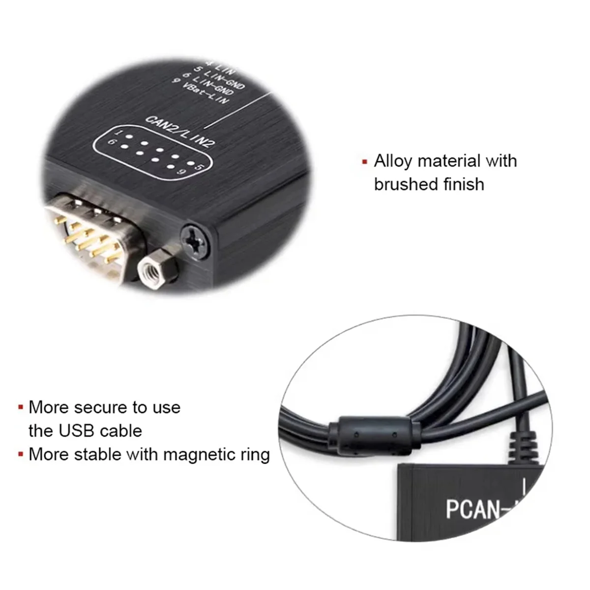 -USB Pro FD PRO 8 Мбит/с Адаптер USB-CAN 2CH CAN FD Совместим с IPEH- 004061   для