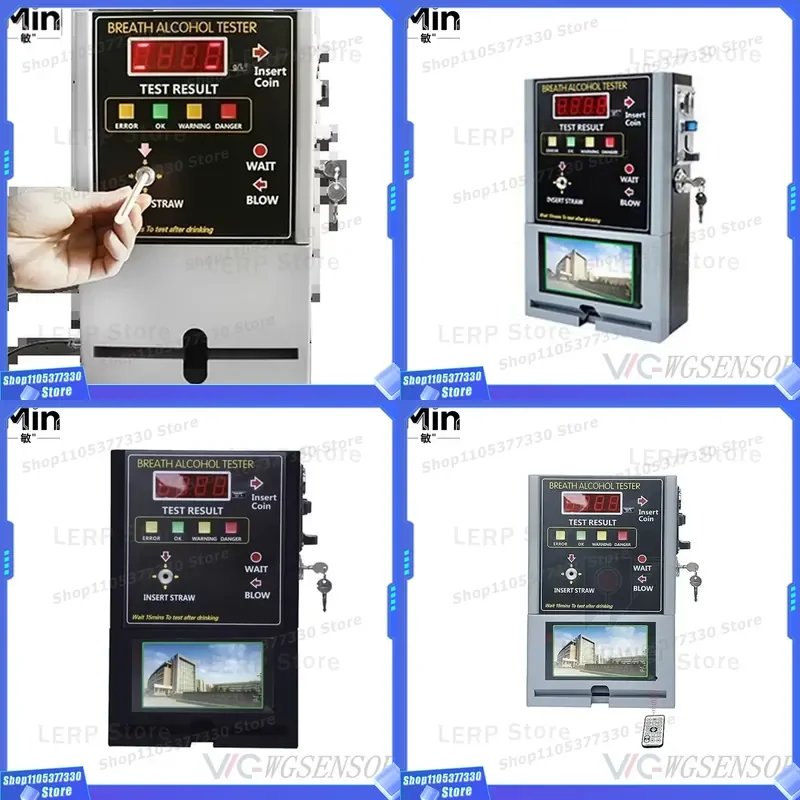WG319 Coin Operated Breathalyzer | Wall-Mounted Tester | Public Use Detector | OEM & ODM Services