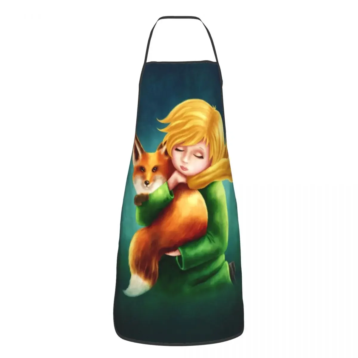 Bib Little Boy And The Fox Aprons for Men Women Adult Chef Kitchen Cooking The Little Prince French Fairy Tale Tablier Cuisine