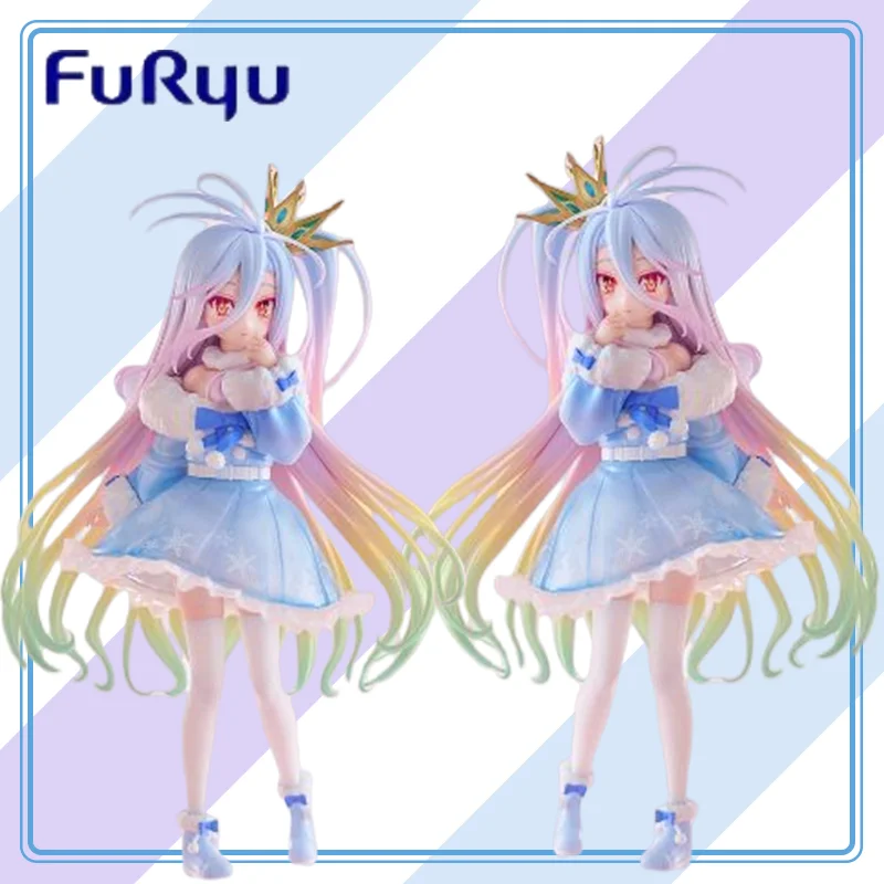 

【100%original】FURYU No Game No Life Shiro Tenitol Collection Series Model Cartoon Character Garage Kit Anime Cartoon Gifts Toys