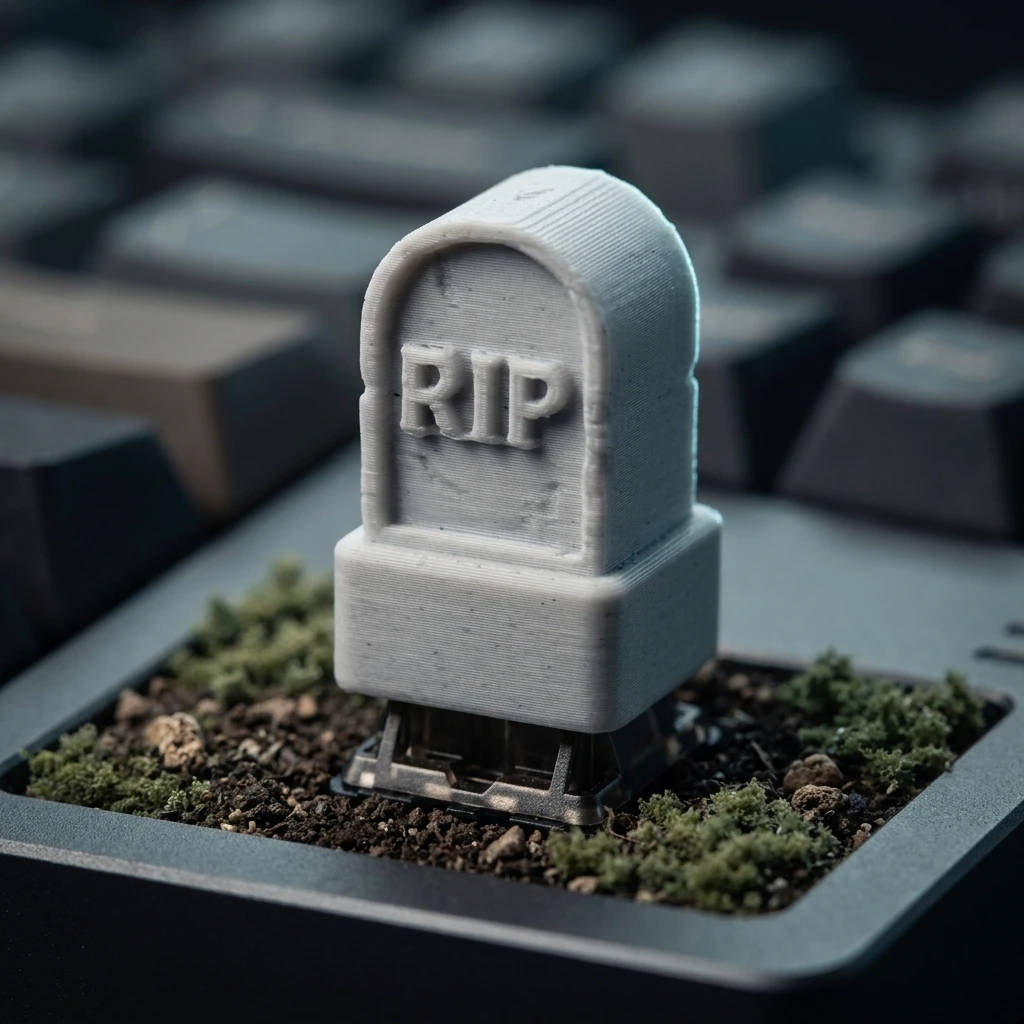 Halloween key cap cemetery tombstone modeling, creative mechanical keyboard decoration