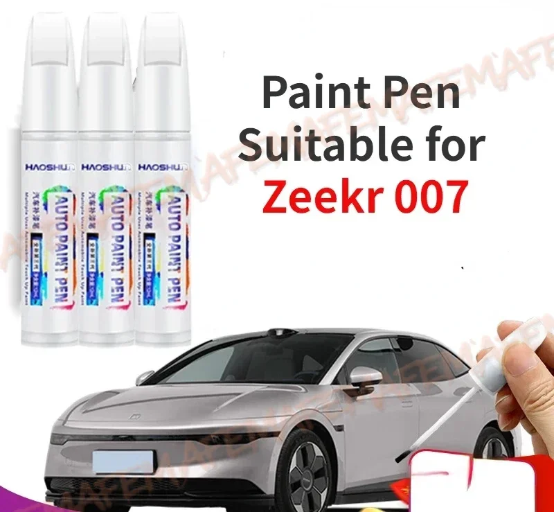 Touch Up Paint Pen Suitable For Zeekr 007 Paint Pen White Silver Champagne Special Zeekr 007 Modified White Black color tool car