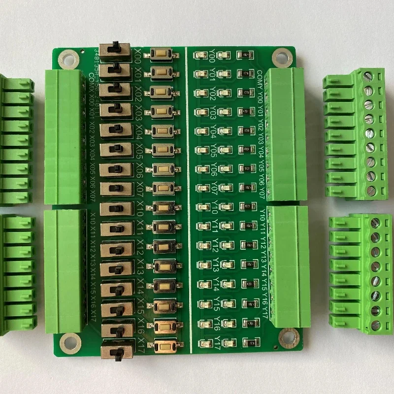 PLC Debugging Simulation Board 16 Input/output Test Board Button Toggle Switch Switch Learning Module