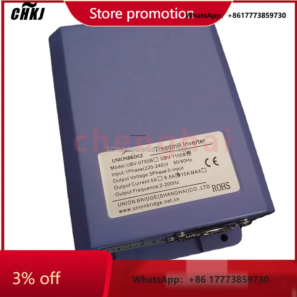 

CHKJ-2025NEWabb Motor Universal 220V/72V Inverter Treadmill Controller for AC/DC Motors NMI Series ABB Brand 10W 20A Electrical