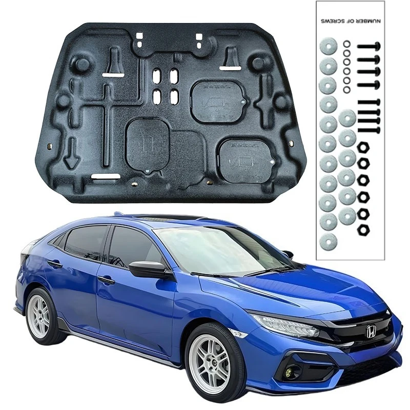 

Higher Quality Alloy Under Engine Guard Mudguard Board Splash Shield Mud Fender Plate Panel For Honda ‌CIVIC 2016-2021 1.5T 1.0T