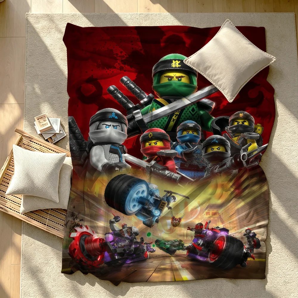 N-Ninjago-s HOT COOL Blanket Soft Warm And Thick Perfect For Bedroom Living Room Bed Sofa Camping Picnic Office Gift