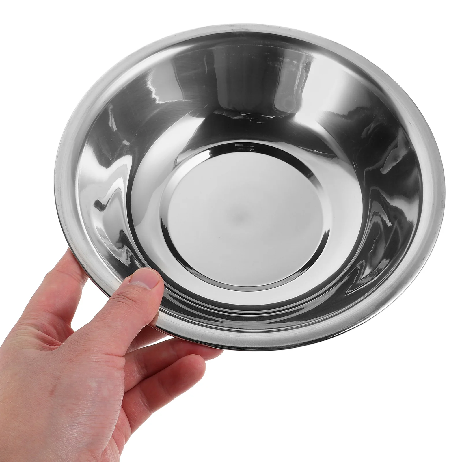 

3pcs Stainless Steel Vegetable Basin Set Thickened Deep Kitchen Sink Bowl for Salad Fruit Mixing Large Capacity Multi