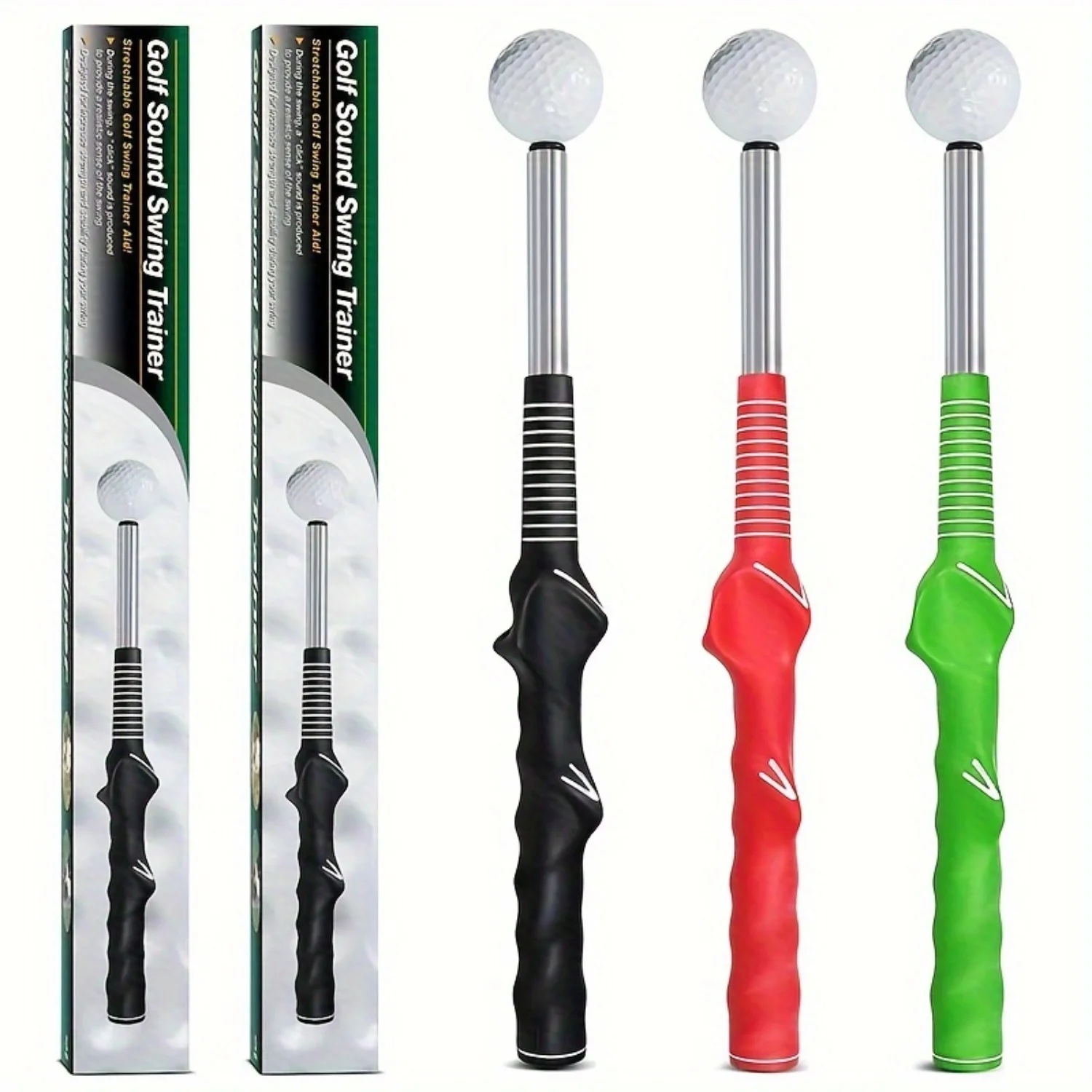 

1pc Golf Swing Trainer with Sound-Emitting Swing Rod for Practice, Lightweight & Durable Design, Ergonomic Grip - Improve Your G