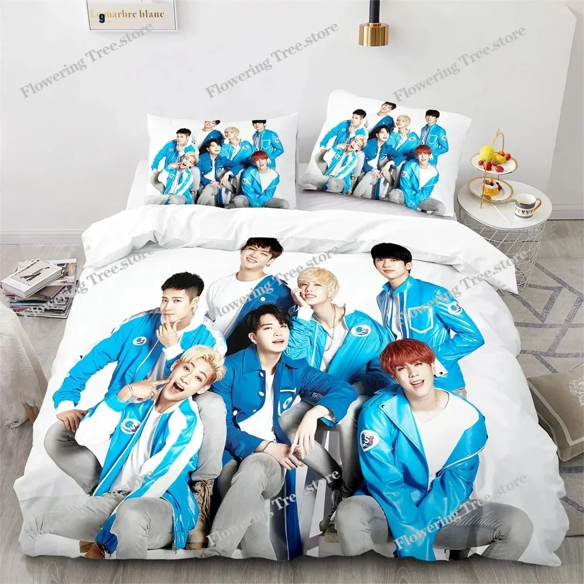 GOT Star Duvet Cover Set with Pillow Covers Polyester Teens Kids Bedding Set Full Queen King Size Bed Linen - view 5