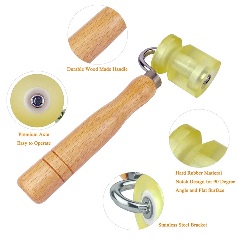 

Classy-1 PCS Rubber Seam Roller Wood Color Sound Heat Insulation Mat For Auto Car Audio Sound Deadening Application