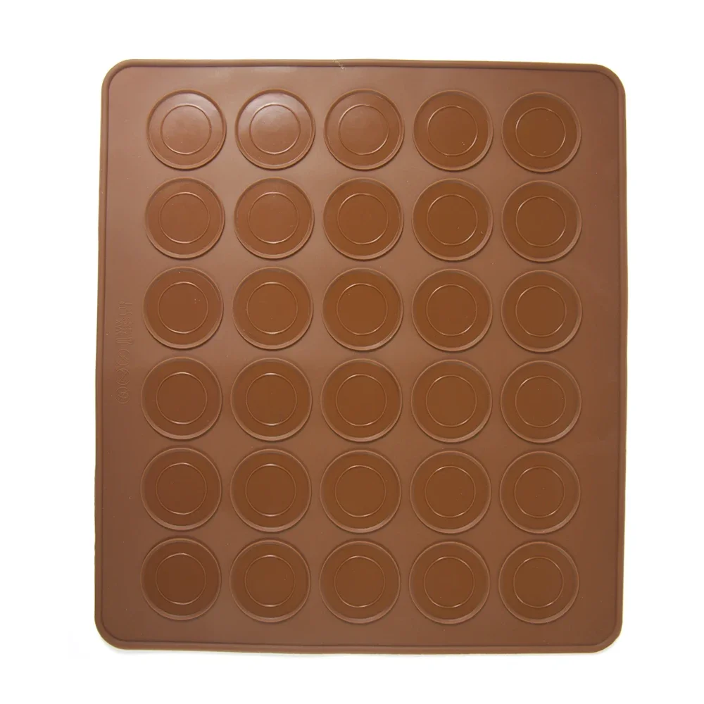 Macaron Silicone Pad Baking 30-Cavity Silicone Macaron Mat DIY Baking Mats Cake Pastry Oven Baked Mold Tools