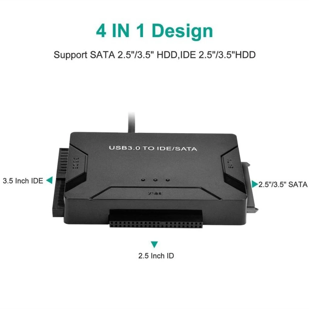 Adapter Lightweight Hard Drive Cable Portable Practical Computer Laptop Converter Connector Accessories Support
