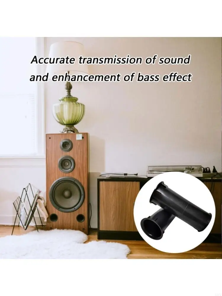 MultiPurpose Plastic Sound Tube Speaker Port Tube For Parties Home Theaters 83CF