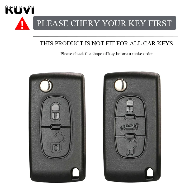 New TPU Car Remote Key Case Cover Shell For Peugeot 107 207 307 308 407 607 3008 5008 For Citroen Xsara Picasso C5 C6 C8 Keyless