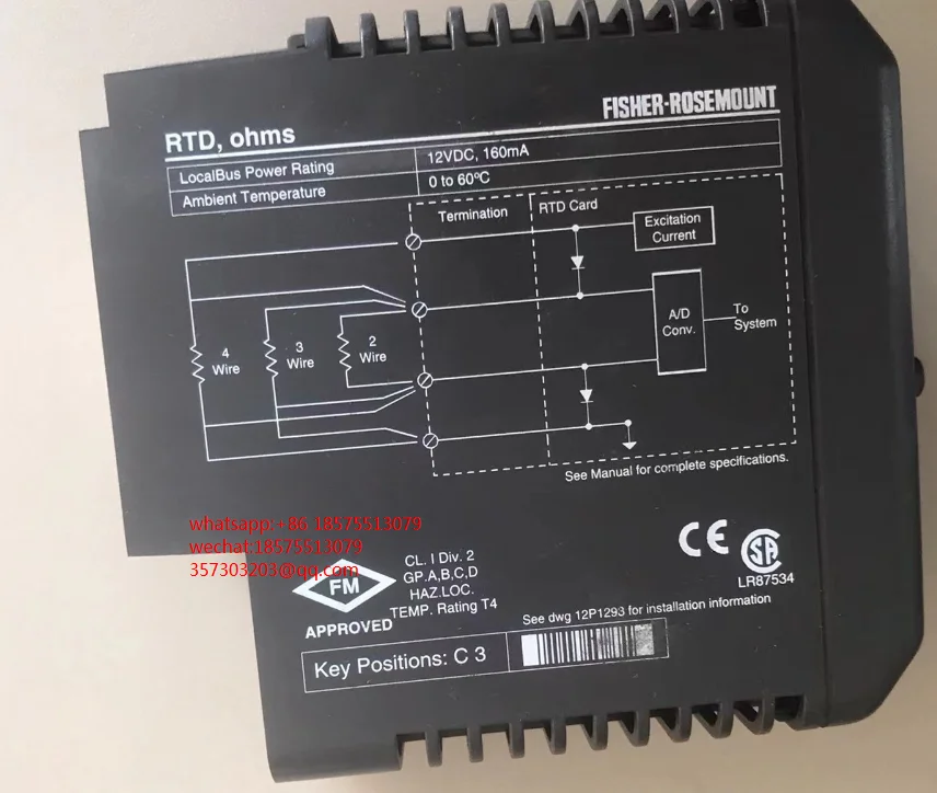 สำหรับการ์ด KJ3001X1-CB1 KJ3002X1-BF1 Emerson deltav 1ชิ้น