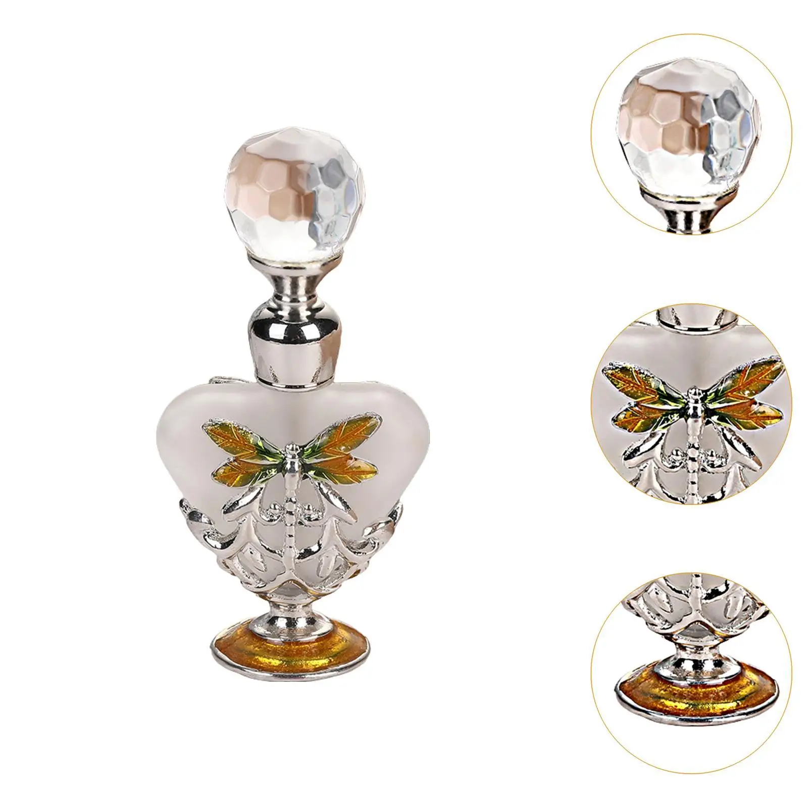 زجاجة عطر مزخرفة، زجاجة زيت عطري، حاوية فارغة مزخرفة