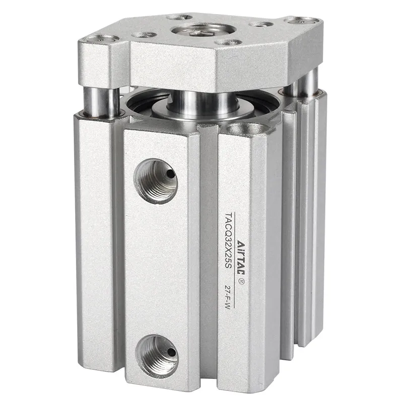 Original AirTAC TACQ Ultra Thin Cylinder TACQ12/16/20/25/32/40 Guide Rod Pneumatic Cylinder 5-100mm Stroke For Automation Piston