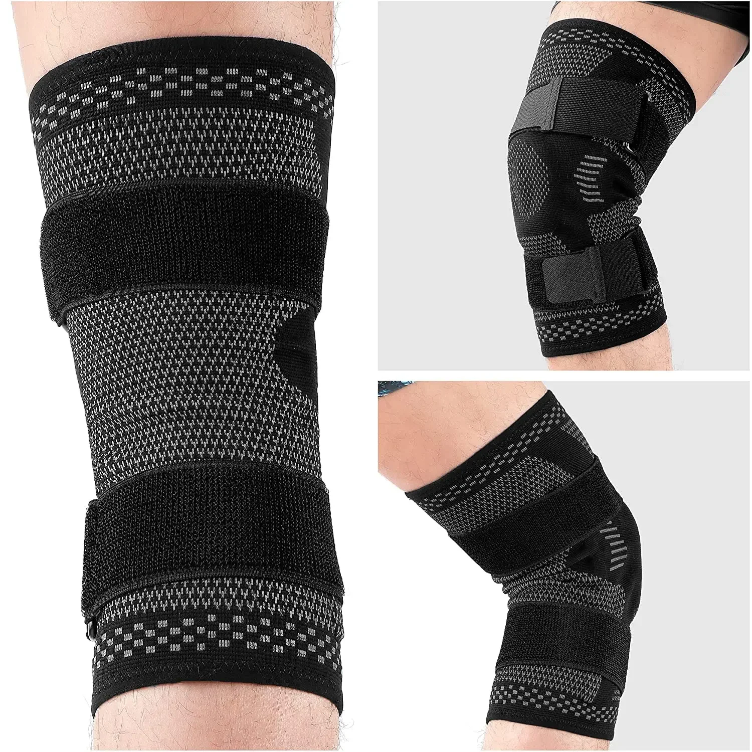 Knee BracesCompression Knee Support for Knee Pain Relief Sleeve Meniscus Tear ACL Arthritis Joint Pain Injury Recovery