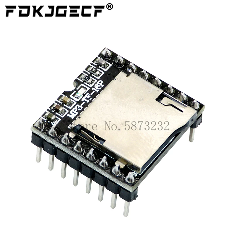 10pcs Mini MP3 Player Module TF Card U Disk Mini MP3 Player Audio Voice Module Board For Arduino DF Play