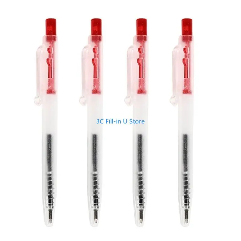 

G8TA 100pcs LONGLELTABLABE AUTO BALLPOINT PUNTS STUDED Easy Grip Ballpoint Puns