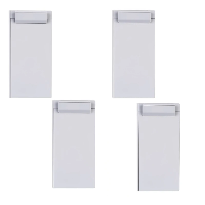 Document Stand Plastic Clipboard with Sliding Clip for School, Office Letter Size Clipboard Standard Clear Clipboard