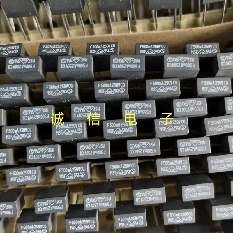 5-100pcs CQ MSF F500mA 250V square fuse tube 0.5a LCD fuse fast breaking