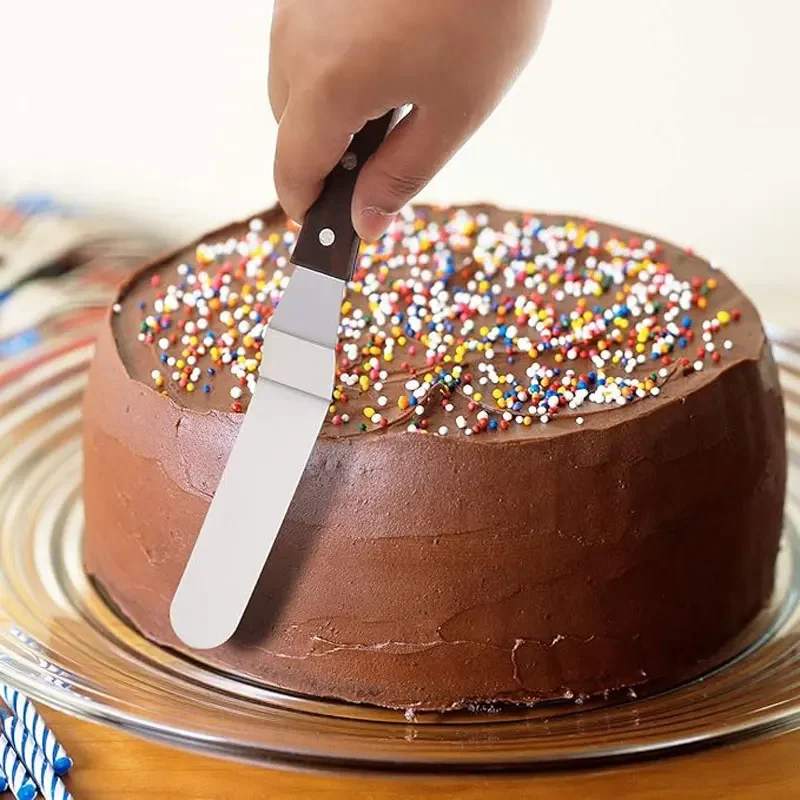 4/6/8/10 Inch Cake Spatula Butter Cream Frosting Frosting Knife Stainless Steel Shovel Cake DIY Cake Tool Accessories