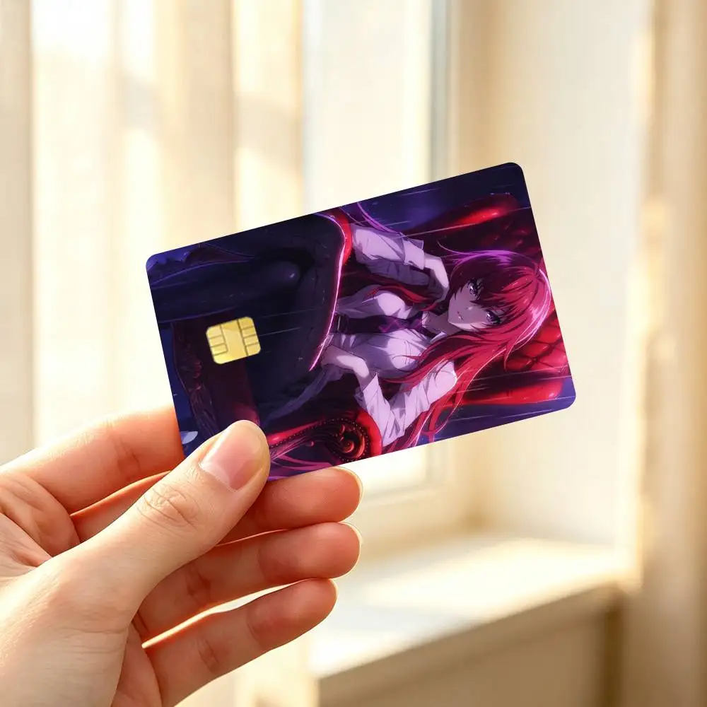 High School DxD R-Rias Gremory Credit Card HD Stickers Premium matte film effectively prevents fingerprints and daily abrasion.