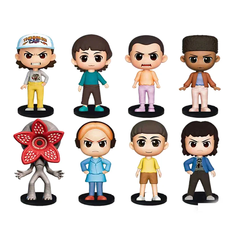 8 Styles Stranger Figure Eleven Dustin Barb Steve Demogorgon Action Figures Toys THINGS Action Figures Dolls Toys Gift for Kids