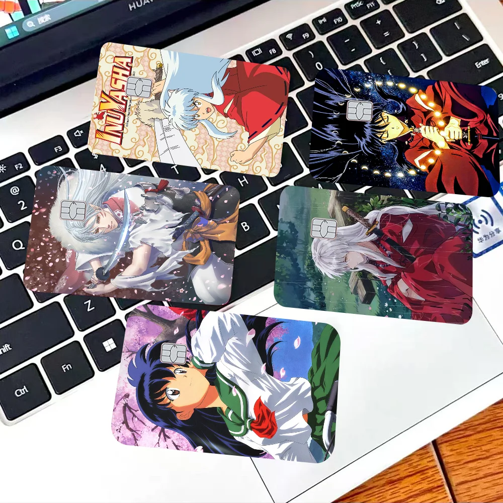 Inuyasha Anime Matte Front Skin Film Sticker Cover For Small Chip Credit Card Debit Card
