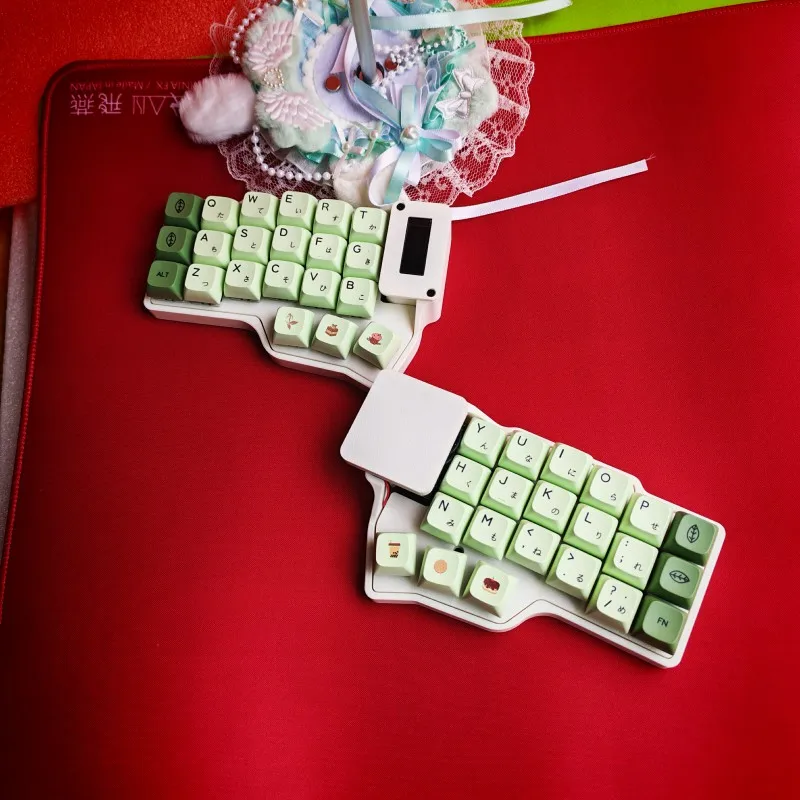 Corne V4.1 SplitKeyboard Kit Custom Hot Swap Wireless Bluetooth ZMK DIY Touchpad Can Mouse  500mA Battery Ergonomics for MX