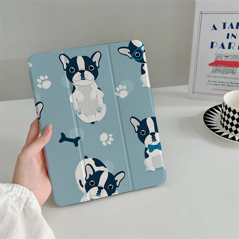 Etui na tablet Kawayii puppy do iPada Pro 11 cali Air 2024 Air3 10,5 iPad Air 5 4 10,9 10 5 6 7 8 10,2 9,7 cala mini 6 5 4 Pokrowiec