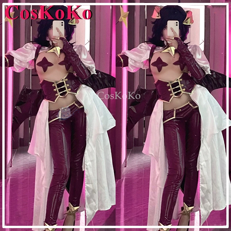

CosKoKo Hiiragi Utena Косплей Аниме Gushing Over Волшебный костюм для девочек Модная униформа Хэллоуин Вечеринка Ролевая игра Одежда S-XL