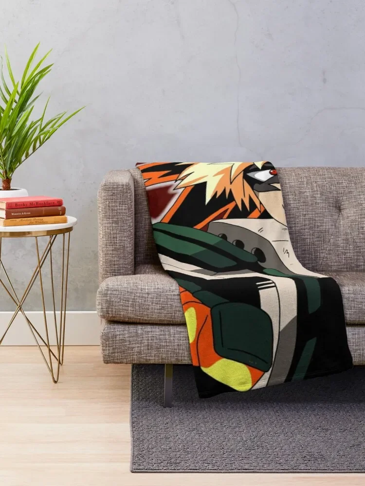 Katsuki Bakugou Throw Blanket For Sofa