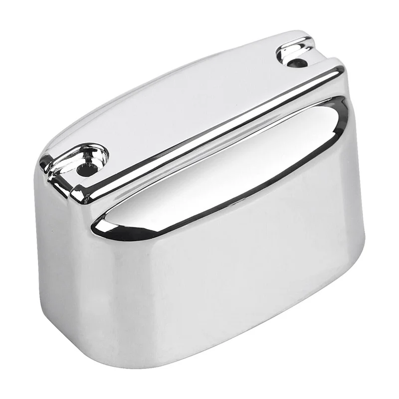 

1 Piece Rear Brake Master Cylinder Cover Chrome Silver ABS Motorcycle Accessories For Touring Electra Glide 99-2007