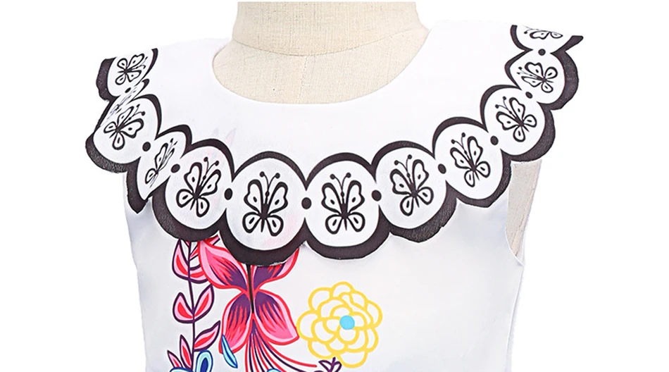 Encanto-Print-Cosplay-Kleid, Mirabel-Kleid, Prinzessinnenkleid für Babys, elegantes Kostüm, Kleid für Kleinkinder, Geburtstags- oder Halloween-Kleid, Kinder-Weihnachtskleidung. – Detail 5