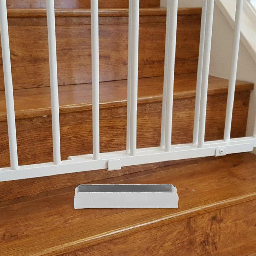 2 قطعة بوابة السلامة تعزيز الأخدود تركيبات أجزاء بوابة الطفل درج حاجز الباب الطفل الحيوانات الأليفة حماية الأجهزة عدة