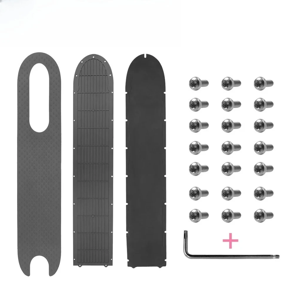 17/21PCS Screws Battery Bottom Cover For Xiaomi M365 1S Pro Pro2 4 Pro Electric Scooter Anti-Collision Non-Slip Floor Board Part