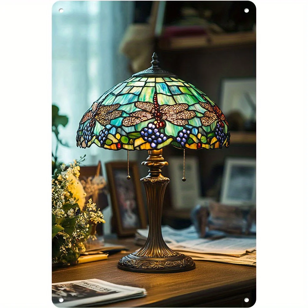 

1pc, Table Lamp Set on Top of a Wooden Desk, It Adds Vintage Charm to Any RoomFriends And Family GiftPerfect for Room Decor