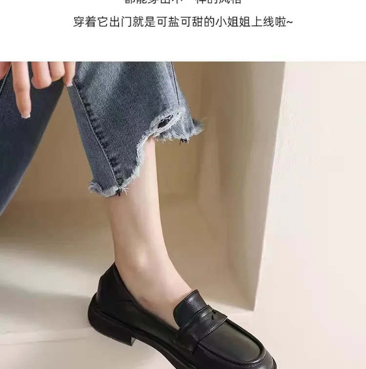Damen-Loafer mit weicher Sohle - Bequeme Slip-On Flats, geeignet für Pendeln und Freizeitkleidung, minimalistisches Design, Mutter-Schuhe – Detail 4