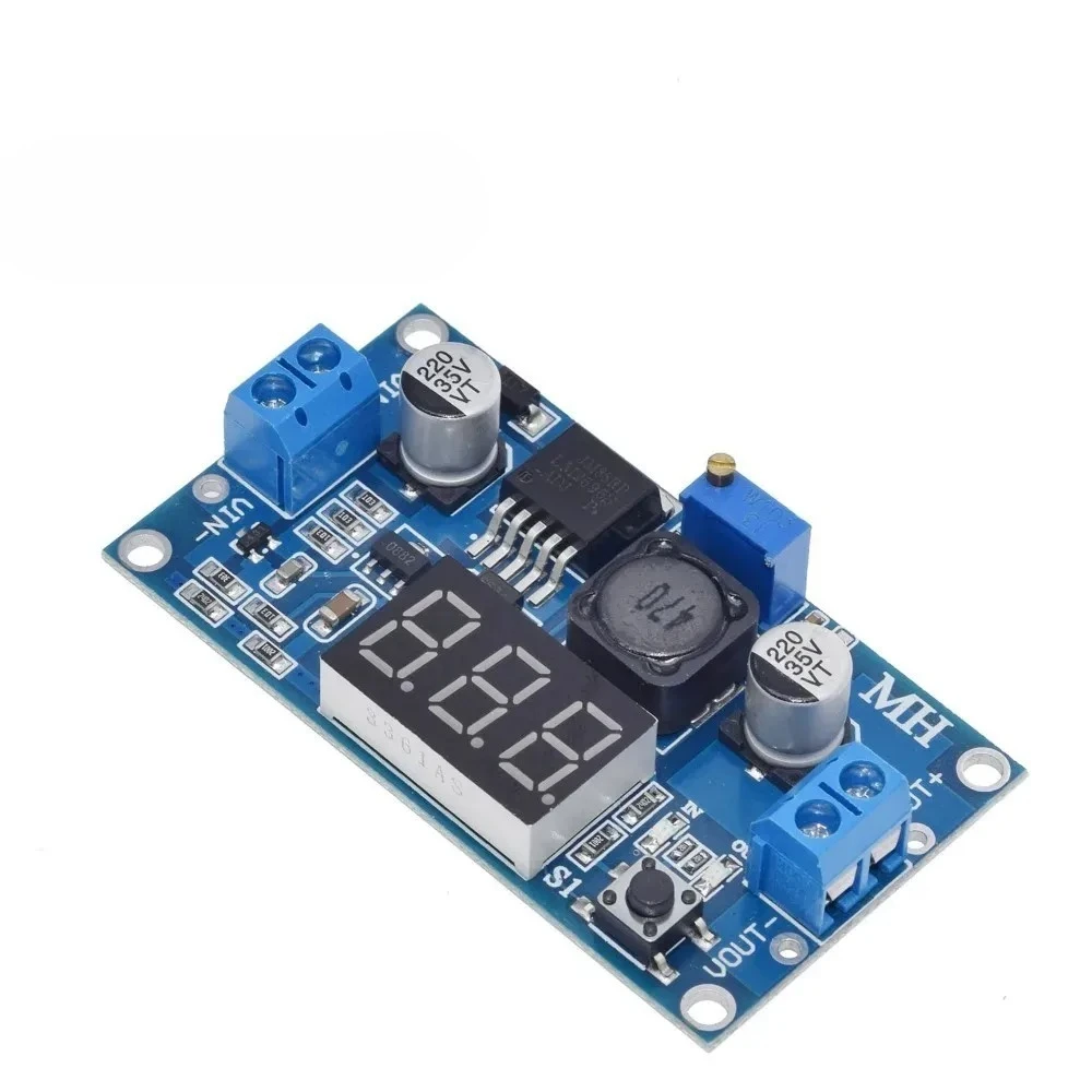 1/5/10/20PCS LM2596 LM2596S power module + LED Display DC-DC adjustable step-down power supply module with digital display