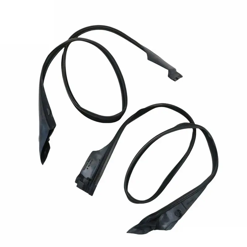 For BMW F01 F02 740I 750I 740Li Front Door Seal 2PCS Rubber L+ R 51337178007 51337178008-X67A