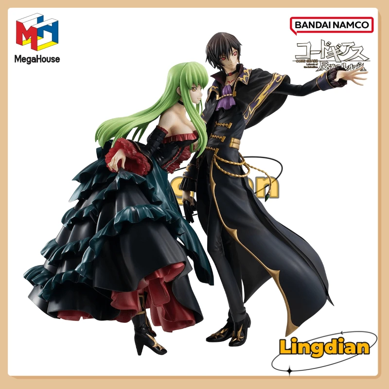 Original in Stock Mega HouseG.E.M. CODE GEASS Lelouch of The Resurrection L.L. & C.C. Set Figure Toy Collection Gift