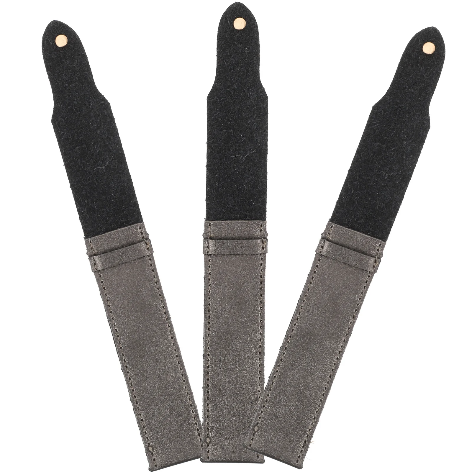 3Pcs Eyelash Tweezers Storage Pouch PU Lightweight Compact Magnetic Snap Closure Eyelash Extension Tweezers Organizer