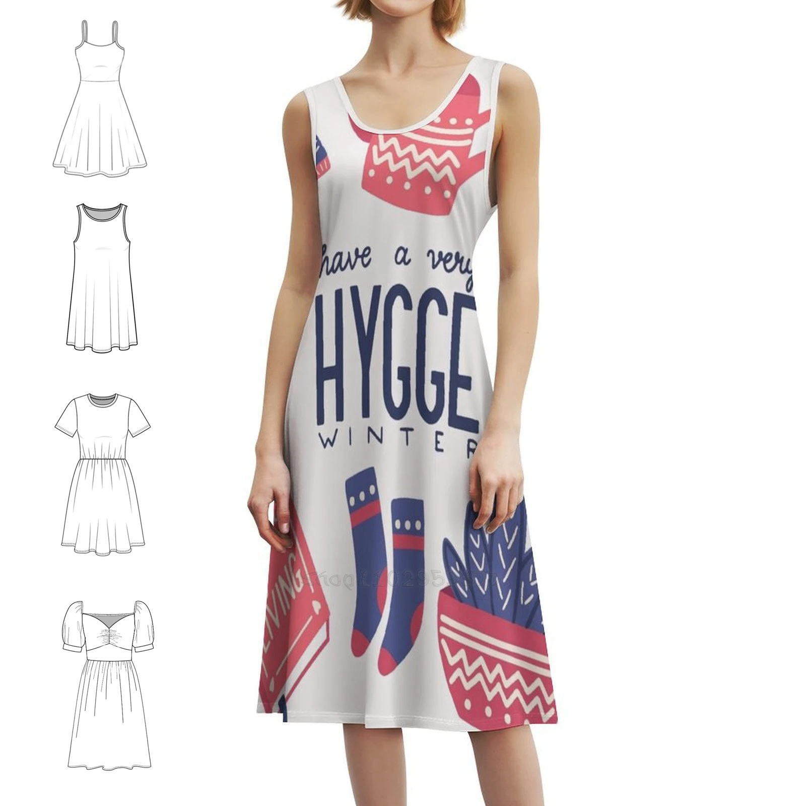 

Hygge Concept 001 сексуальное платье для отпуска для женщин, мини-платье для пляжной вечеринки, дня рождения, Hygge, уютное платье-свитер с надписью вручную и шрифтом