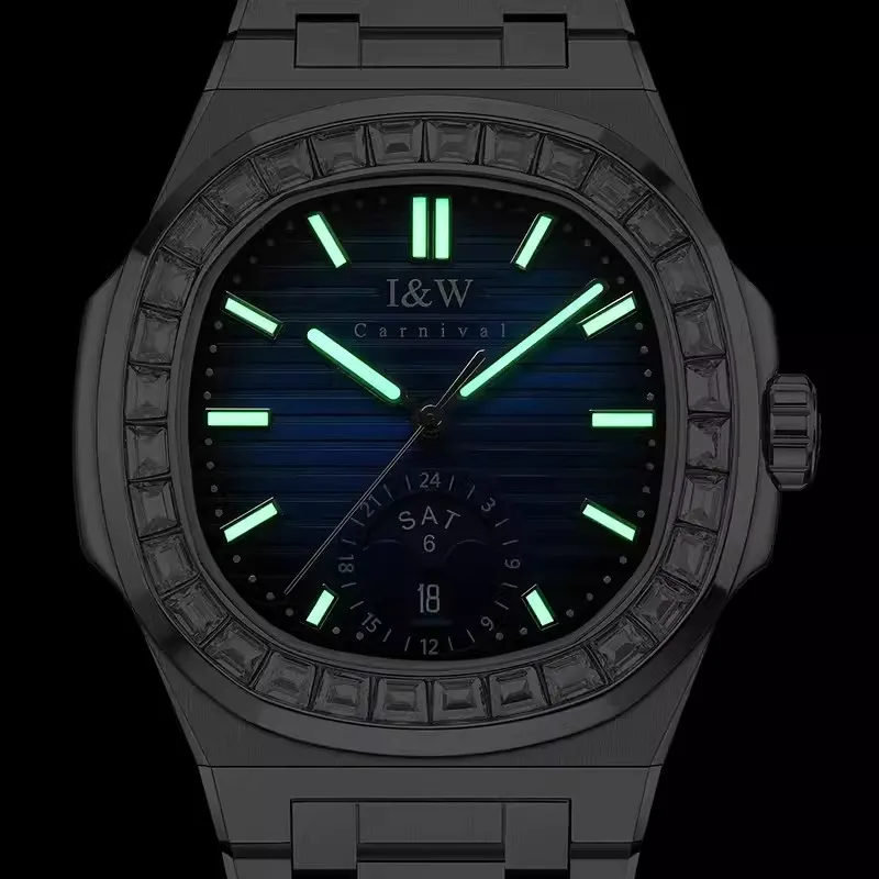 Montre CARNIVAL Automatic Watches for Men Brand Luxury Original MIYOTA Movement Mechanical Wrist Watch Man 50M Waterproof  Reloj